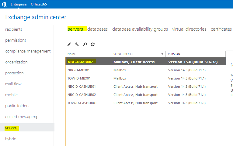 internal and external url for office 365 setup mac