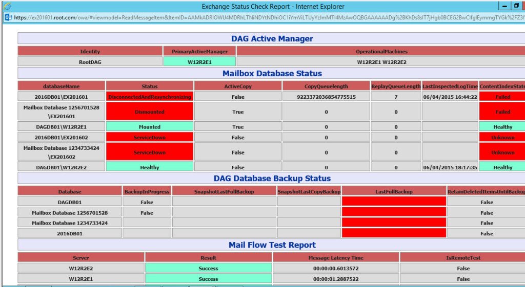 microsoft exchange health checker