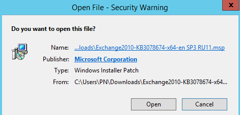 Microsoft Exchange 2010 Sp3 Rollup 3