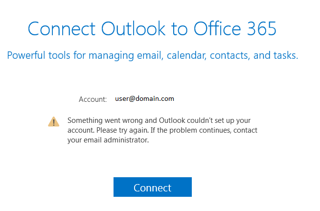 how to set up outlook 2010 with office 365 email account