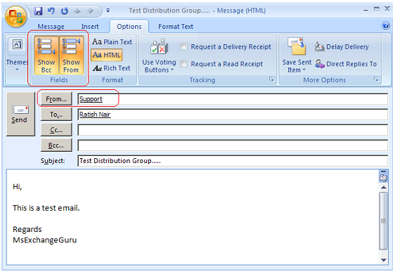 how to recall an email in outlook 2007