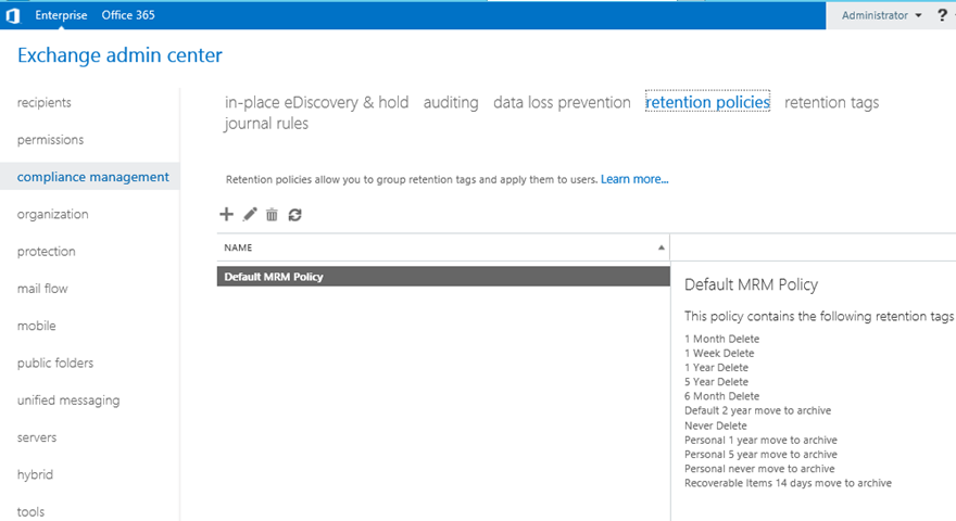 In-Place Archiving in Exchange 2016 «