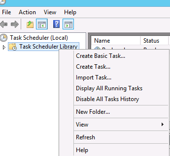 Running Powershell script from task scheduler when the name of the